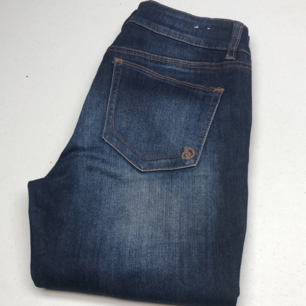 PREMIUM INDIGO REIN CROP SKINNY JEANS  7/29x23 😎